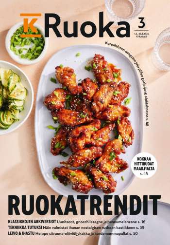 K-market tarjoukset  - 01.03.2023 - 28.03.2023.