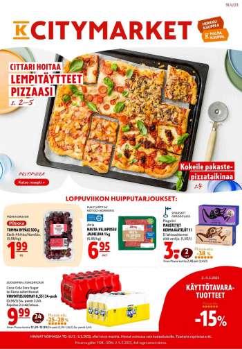 K-citymarket tarjoukset  - 02.03.2023 - 05.03.2023.