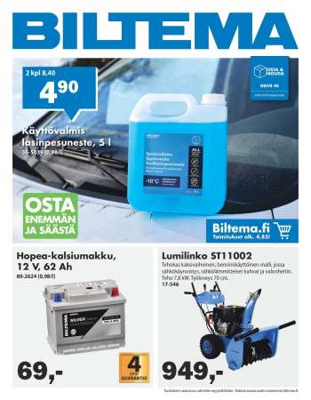 BILTEMA tarjoukset