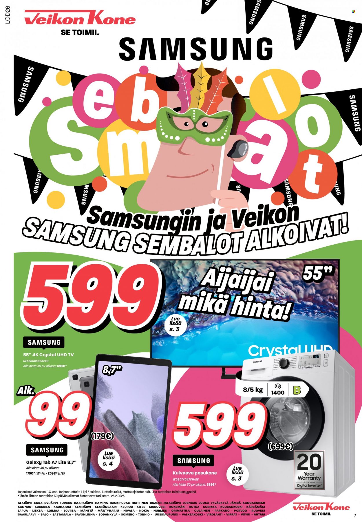 Veikon Kone tarjoukset - 06.03.2023 - 11.03.2023. Sivu 1