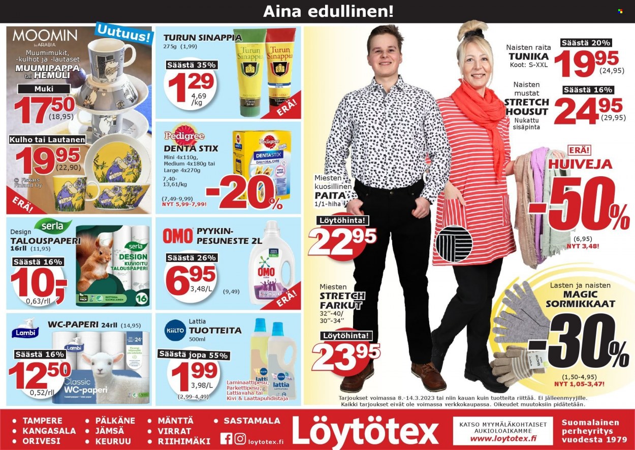 Löytötex tarjoukset - 08.03.2023 - 14.03.2023. Sivu 1