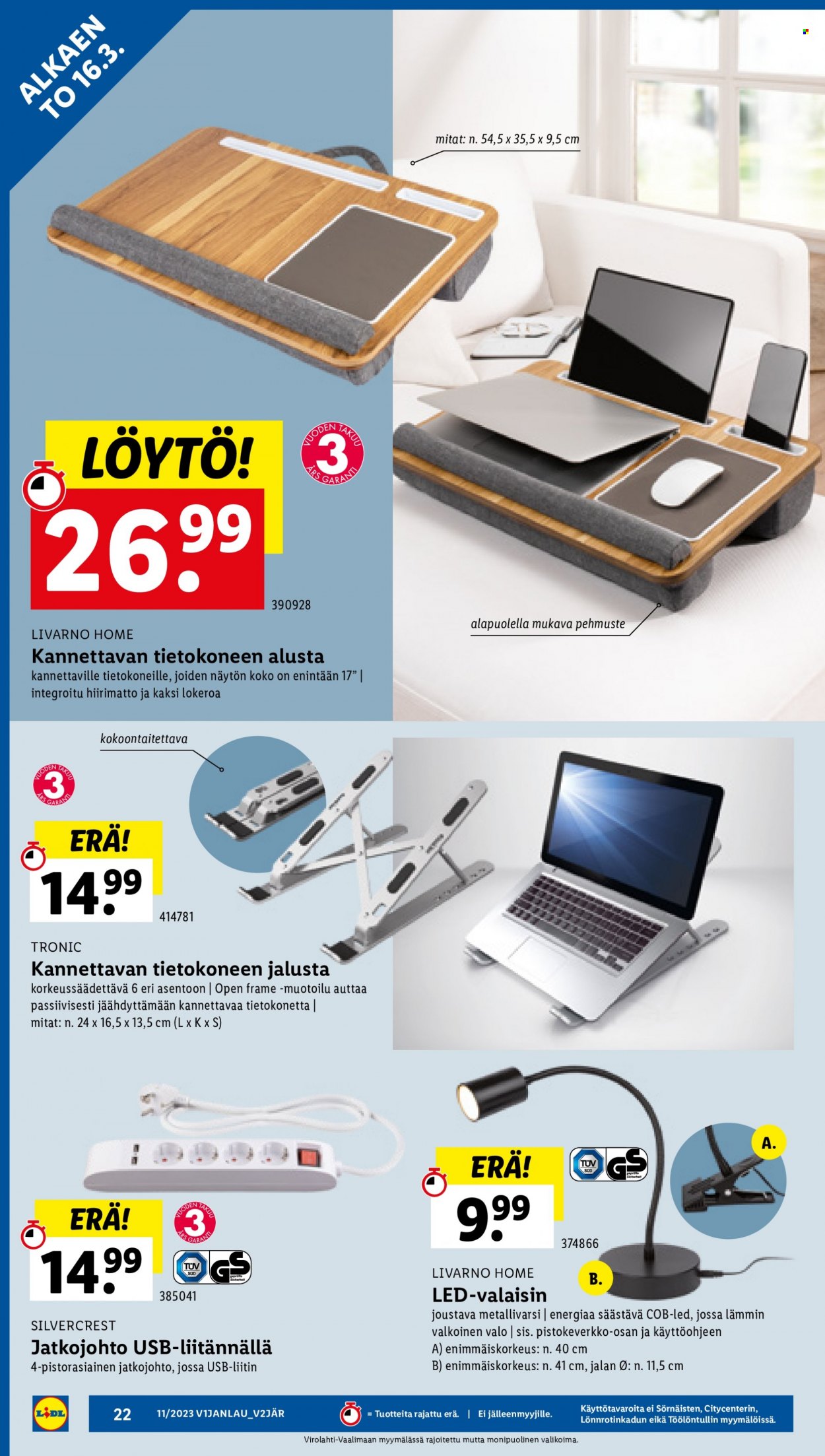 Lidl tarjoukset - 16.03.2023 - 22.03.2023. Sivu 24
