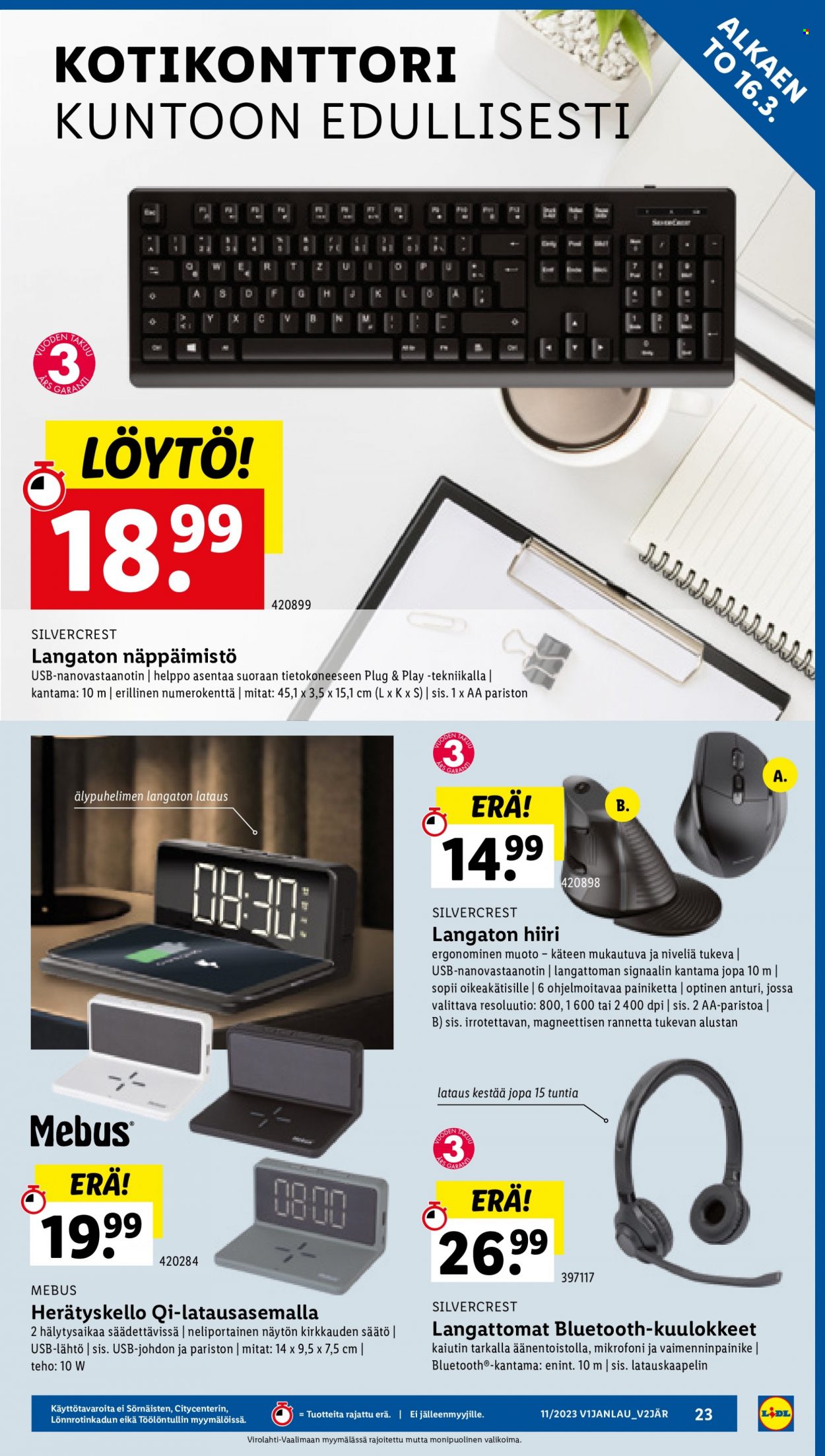 Lidl tarjoukset - 16.03.2023 - 22.03.2023. Sivu 25