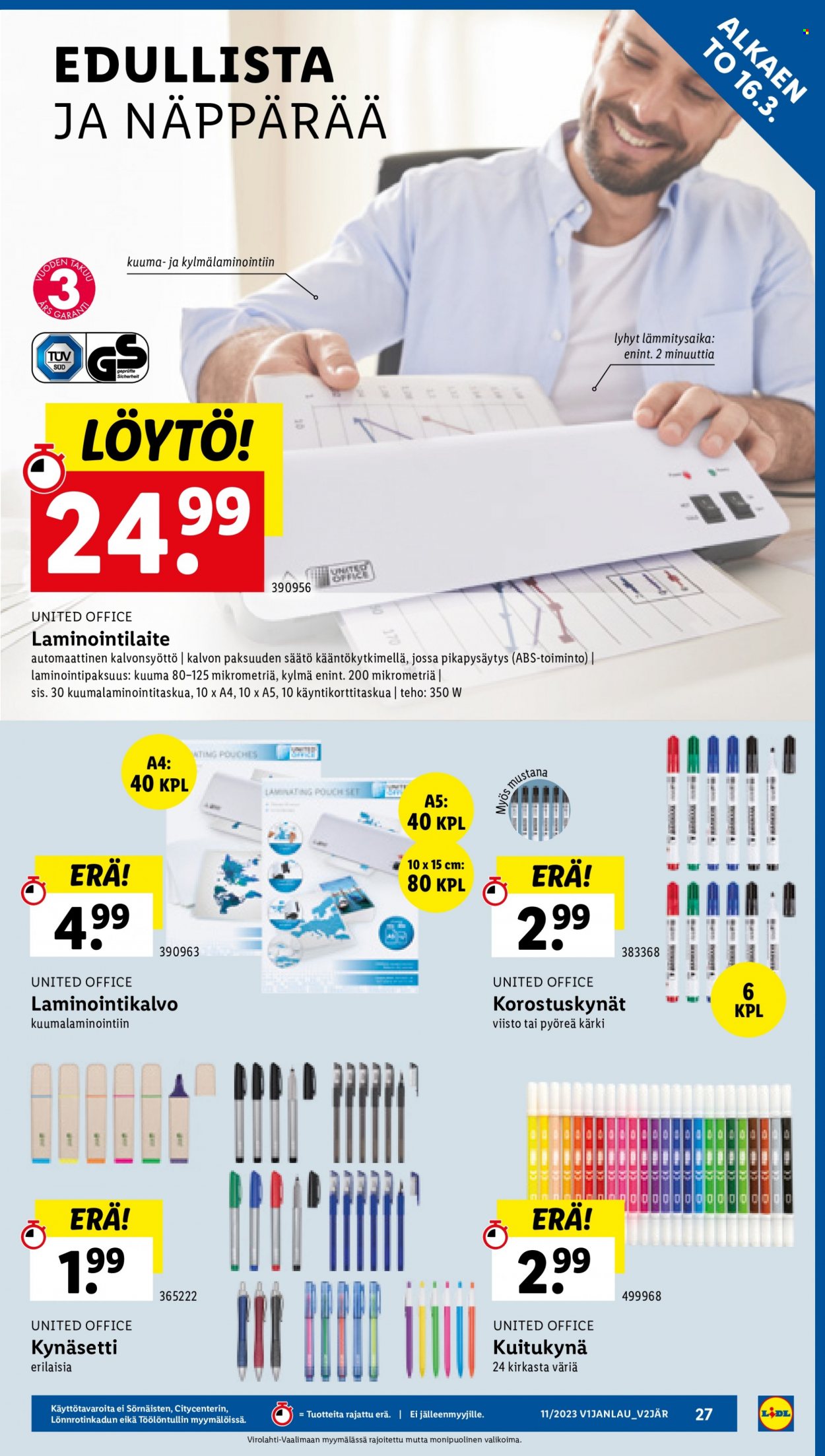 Lidl tarjoukset - 16.03.2023 - 22.03.2023. Sivu 29