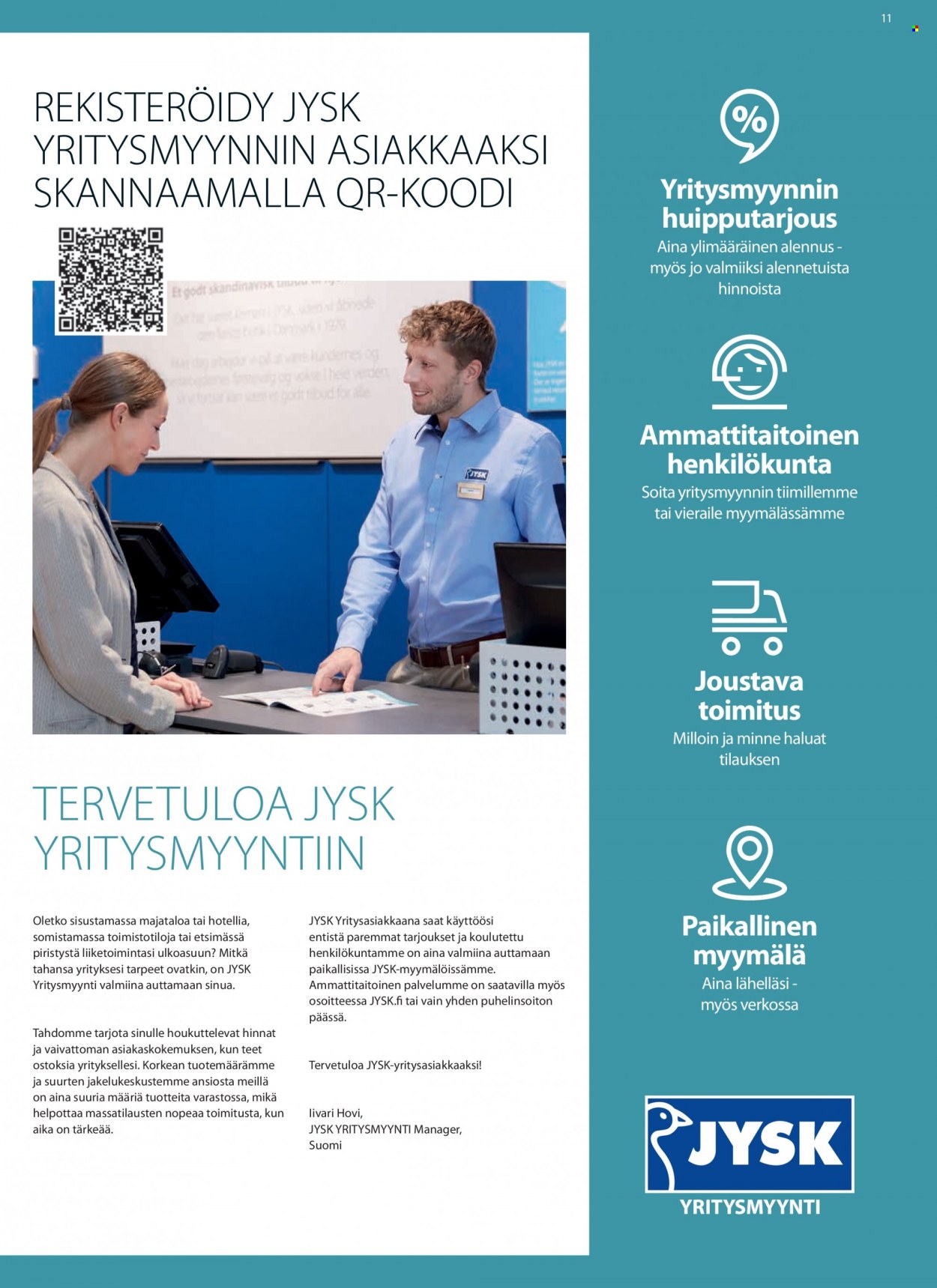 JYSK tarjoukset - 13.03.2023 - 09.04.2023. Sivu 11