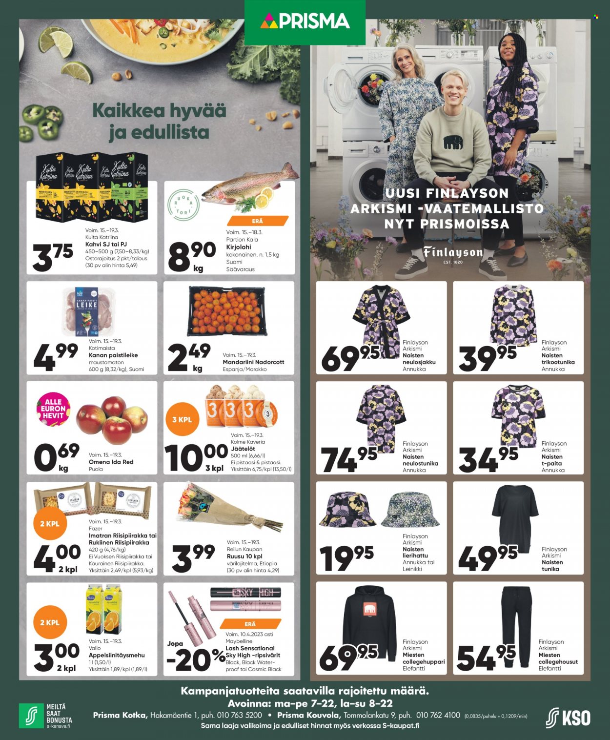 Prisma tarjoukset - 15.03.2023 - 19.03.2023. Sivu 1