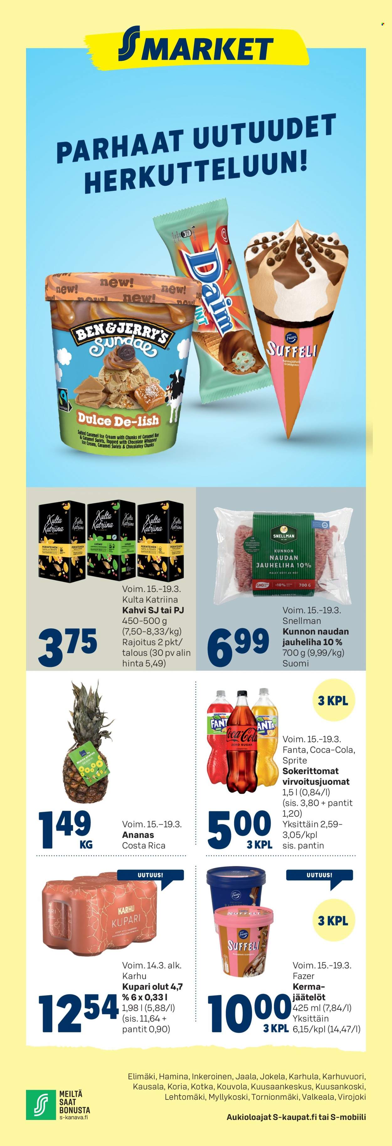 S-market tarjoukset - 15.03.2023 - 19.03.2023. Sivu 1
