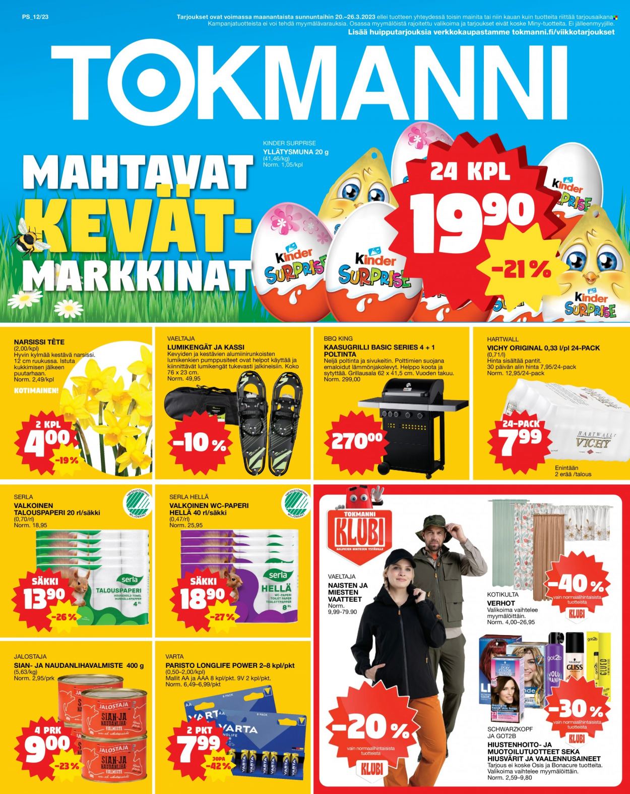 Tokmanni tarjoukset - 20.03.2023 - 26.03.2023. Sivu 1