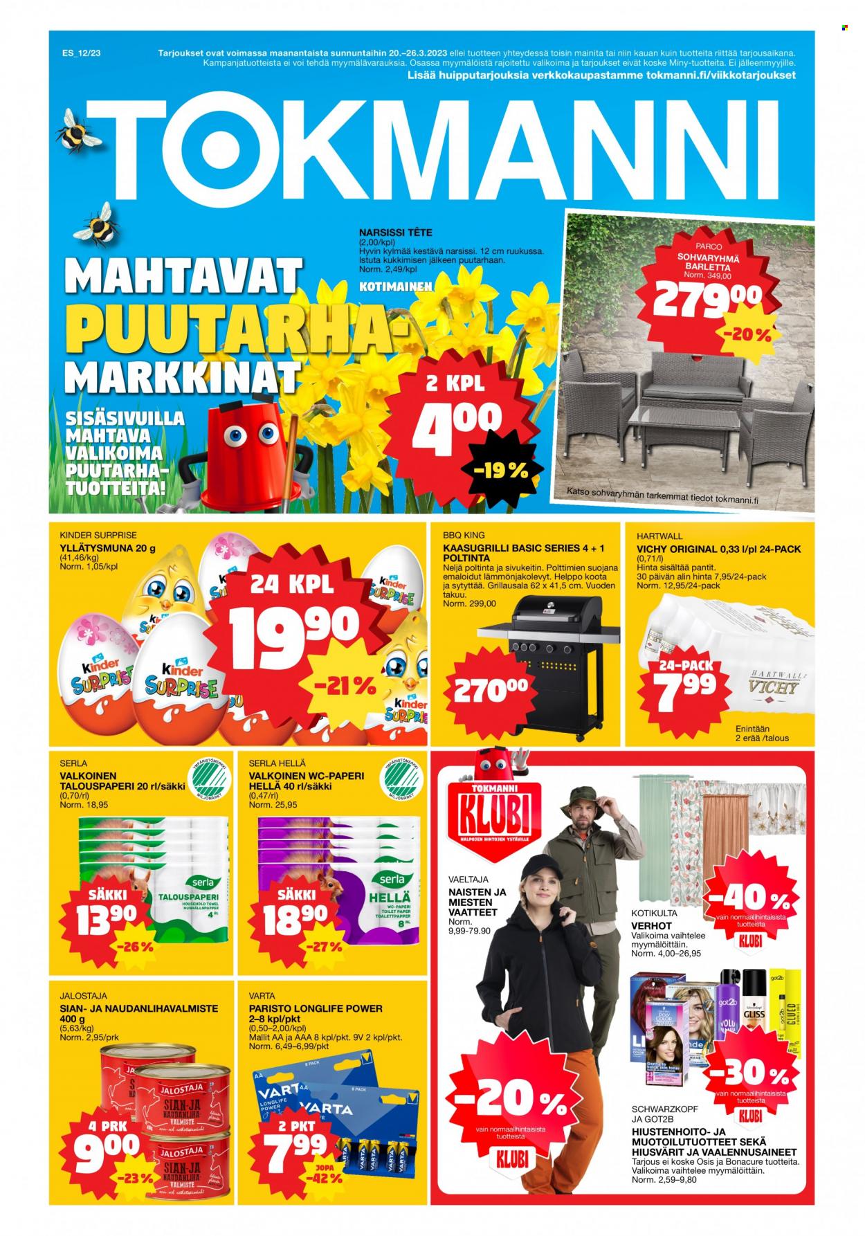 Tokmanni tarjoukset - 20.03.2023 - 26.03.2023. Sivu 1