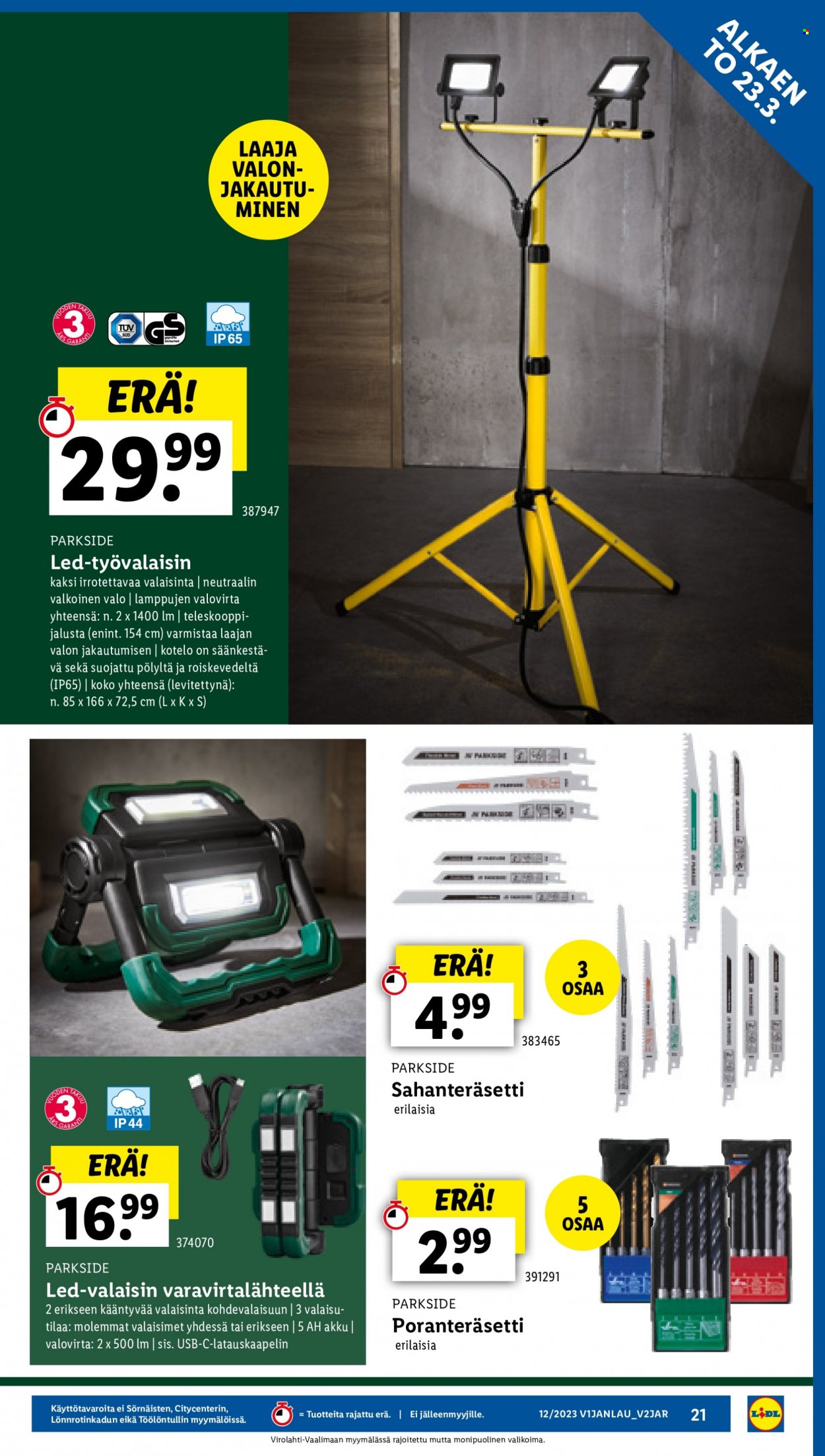 Lidl tarjoukset - 23.03.2023 - 29.03.2023. Sivu 23