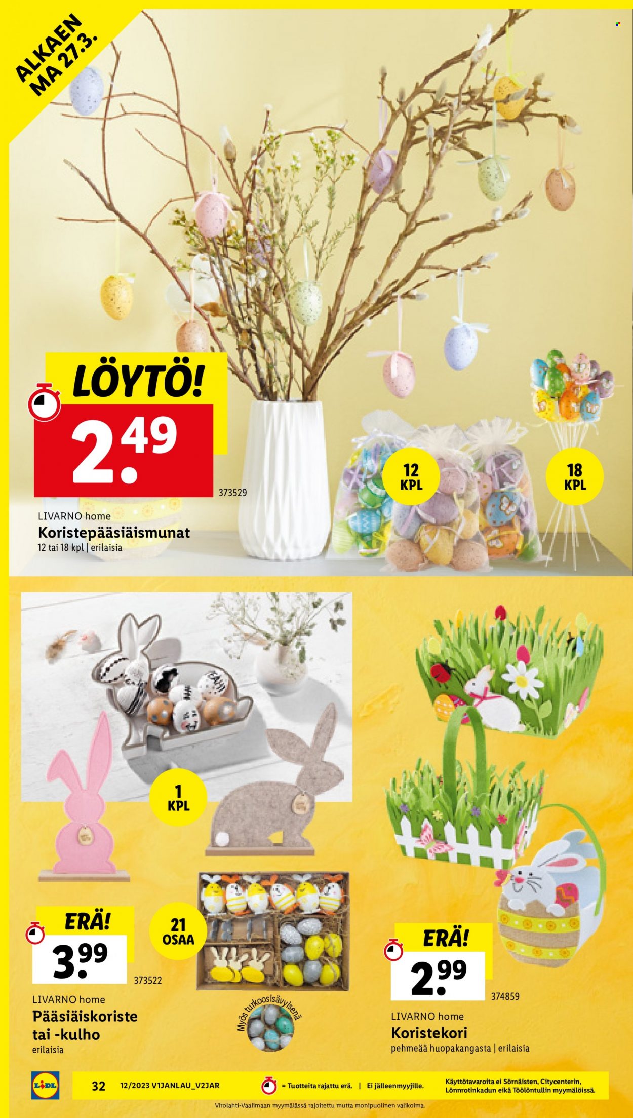 Lidl tarjoukset - 23.03.2023 - 29.03.2023. Sivu 34