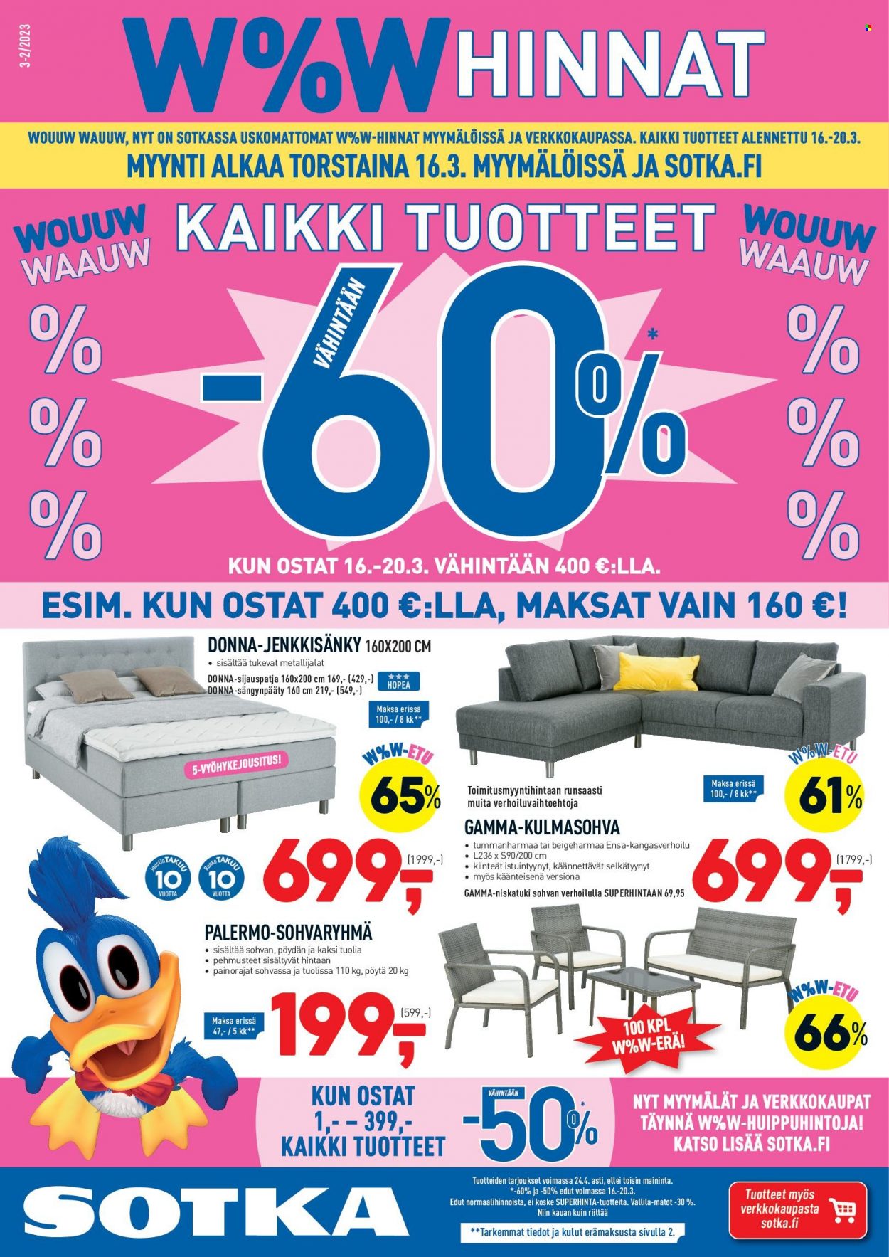 Sotka tarjoukset - 20.03.2023 - 24.04.2023. Sivu 1
