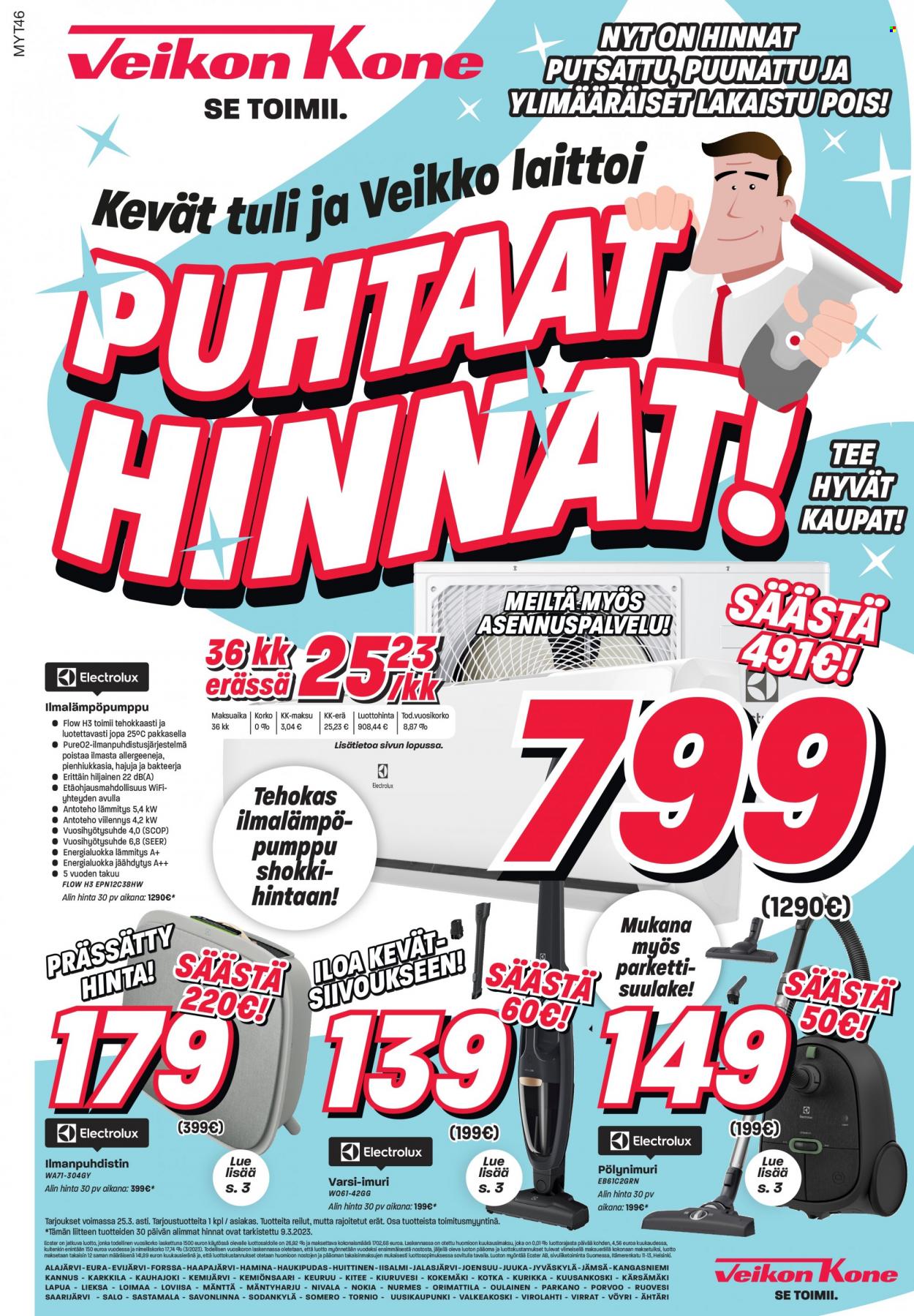 Veikon Kone tarjoukset - 20.03.2023 - 25.03.2023. Sivu 1