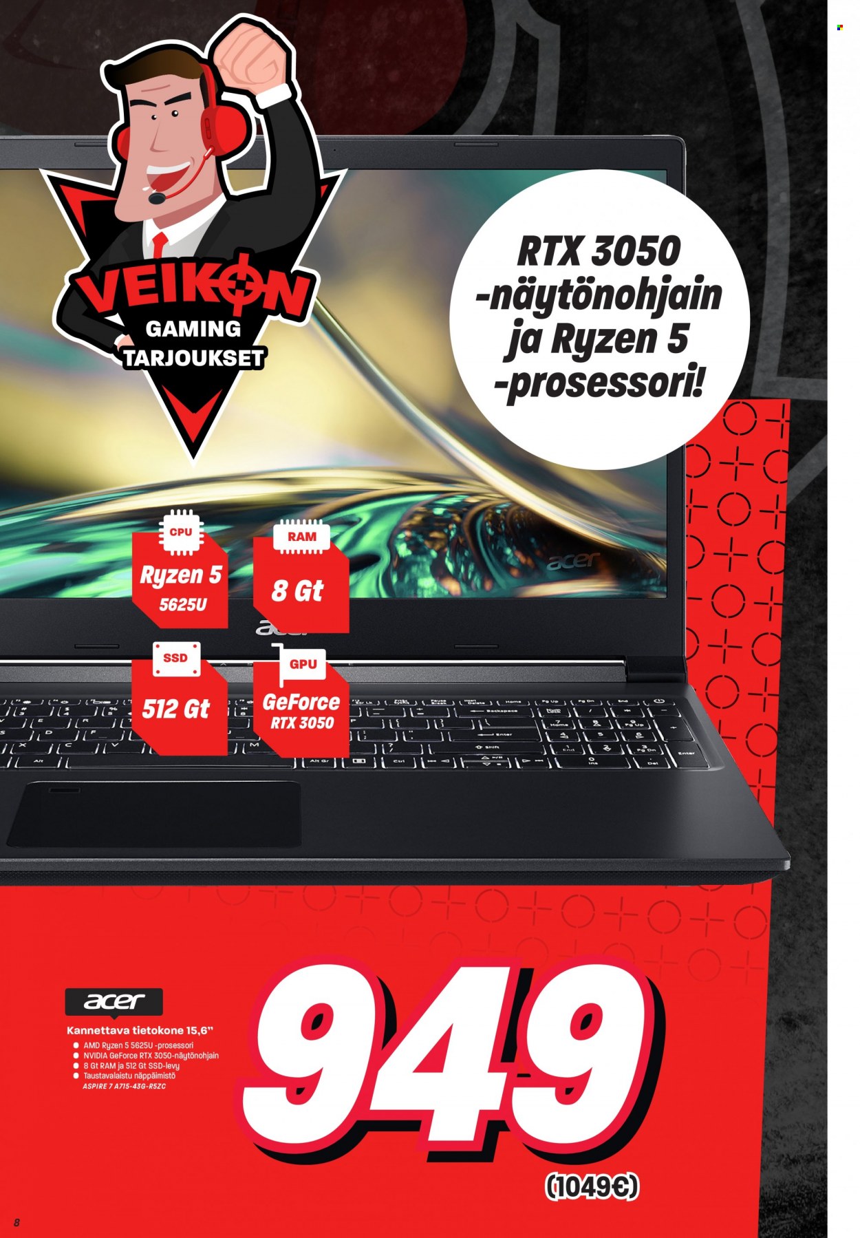 Veikon Kone tarjoukset - 20.03.2023 - 25.03.2023. Sivu 8