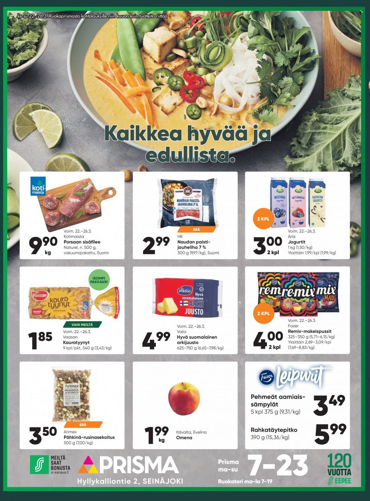 Prisma tarjoukset - 22.03.2023 - 26.03.2023. Sivu 1