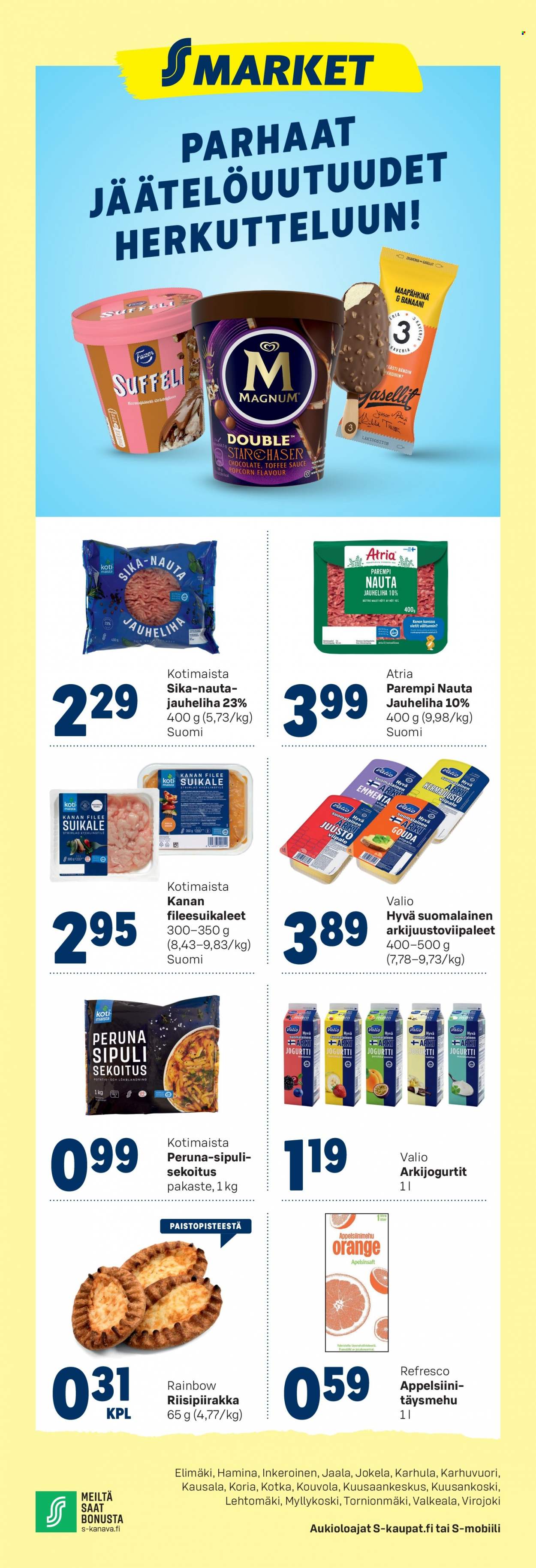 S-market tarjoukset - 22.03.2023 - 26.03.2023. Sivu 1
