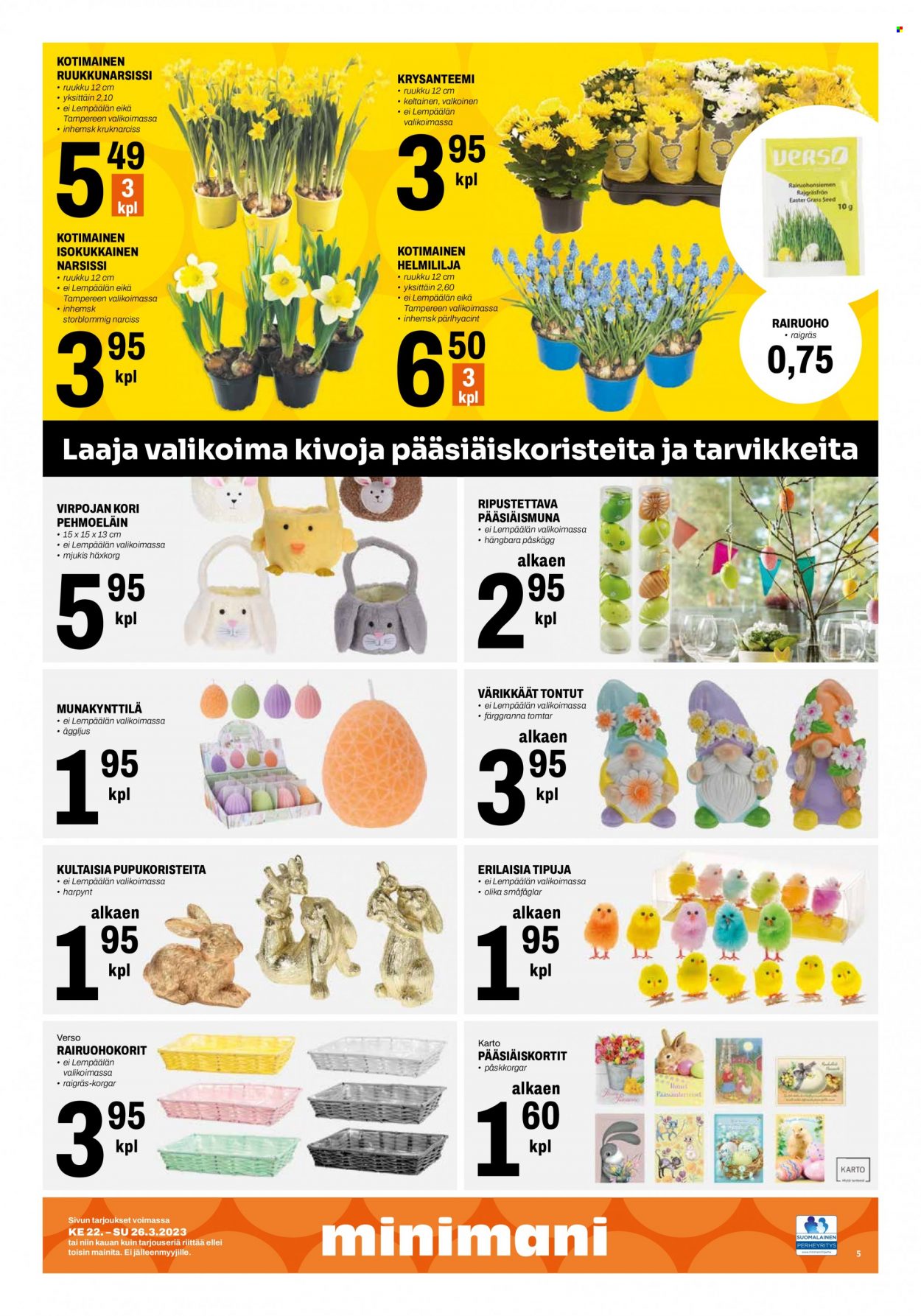 Minimani tarjoukset - 22.03.2023 - 26.03.2023. Sivu 5