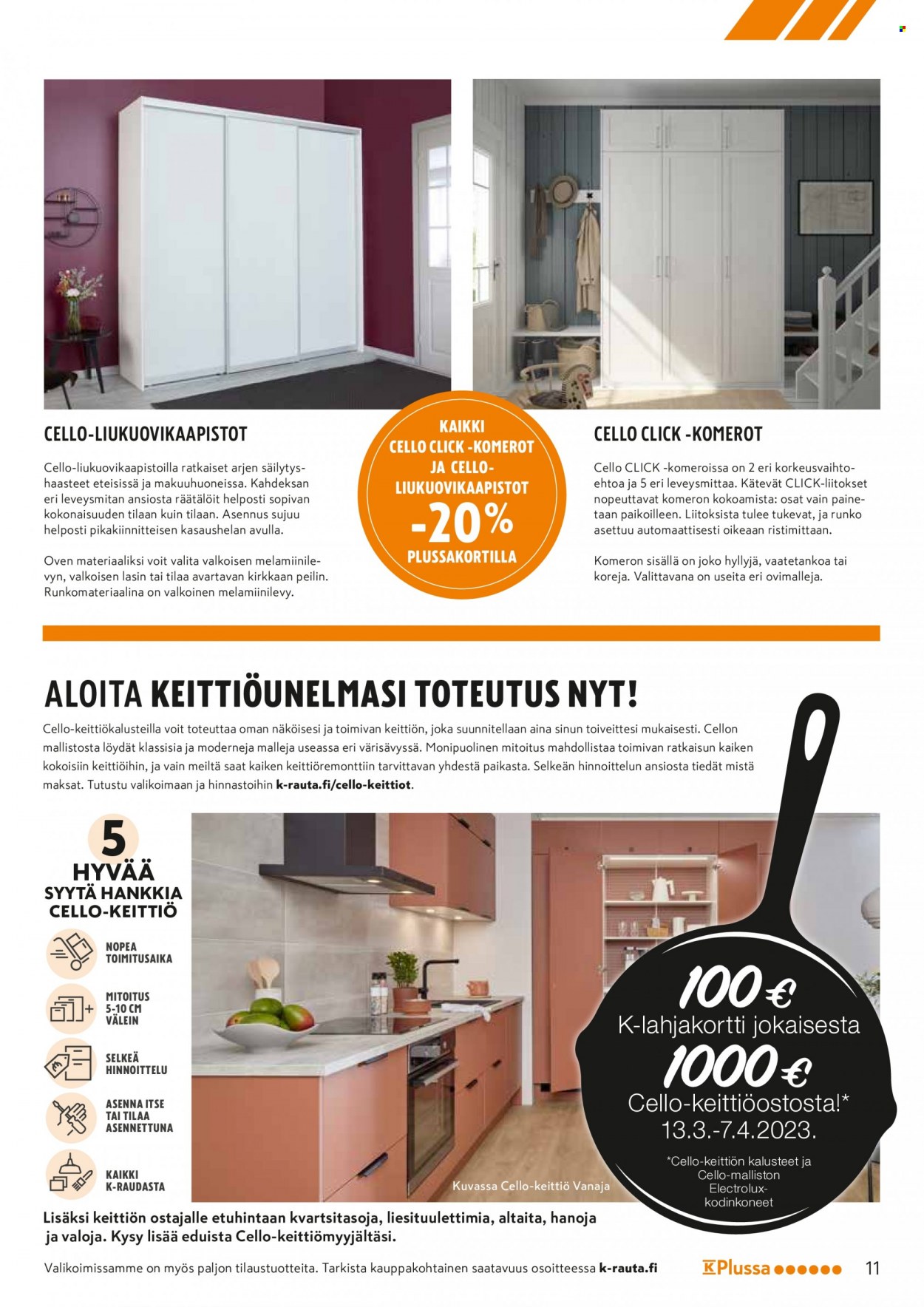 K-Rauta tarjoukset - 22.03.2023 - 04.04.2023. Sivu 11