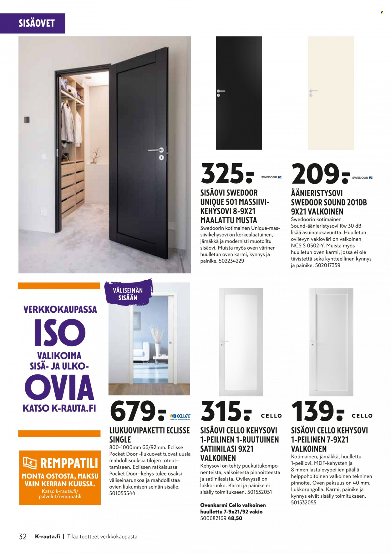 K-Rauta tarjoukset - 22.03.2023 - 04.04.2023. Sivu 32