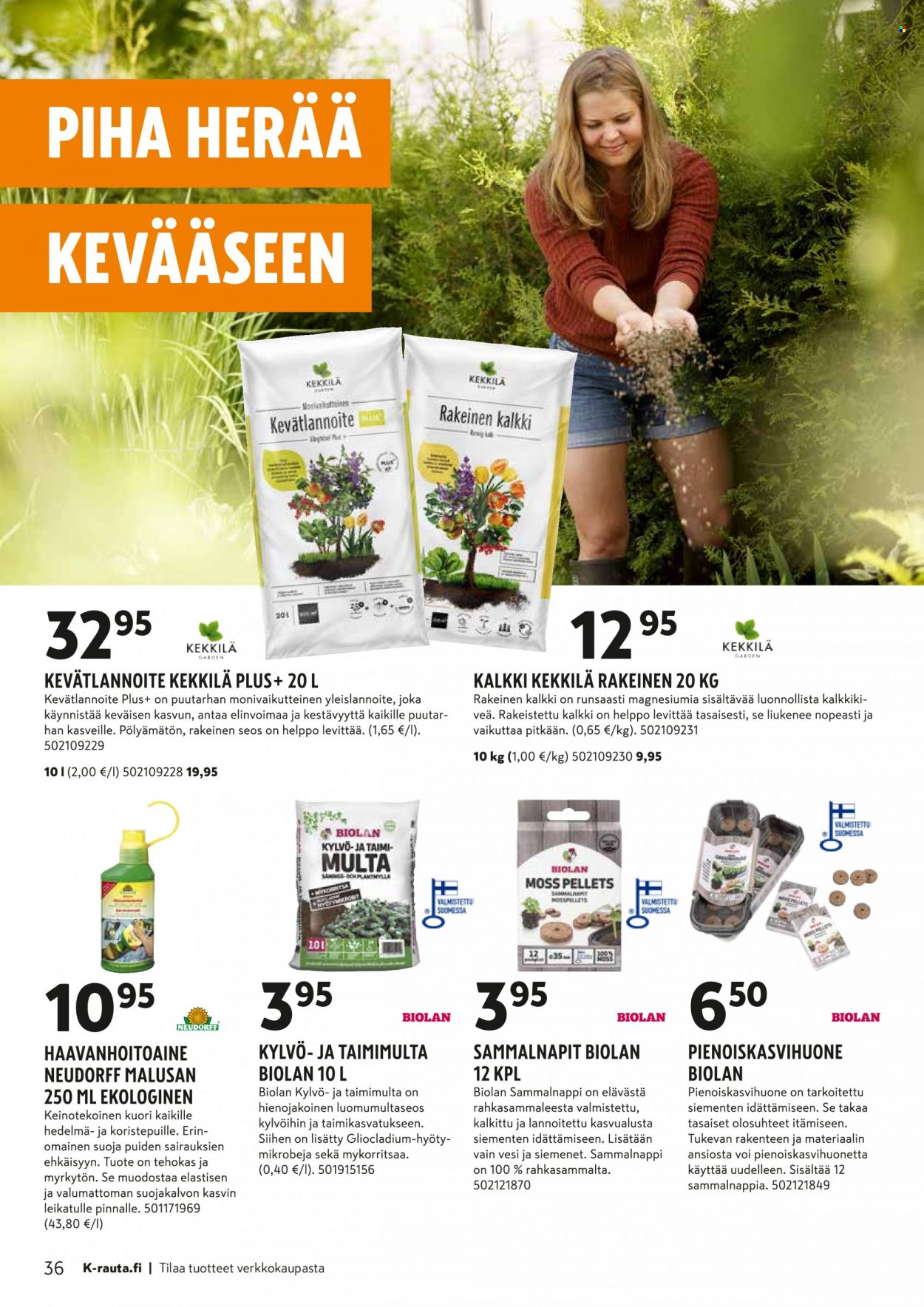 K-Rauta tarjoukset - 22.03.2023 - 04.04.2023. Sivu 36