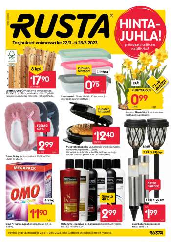 RUSTA tarjoukset
