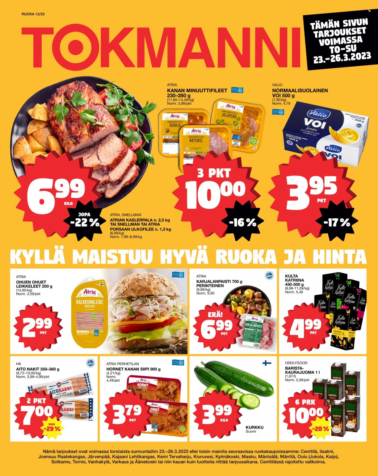 Tokmanni tarjoukset - 23.03.2023 - 26.03.2023. Sivu 1