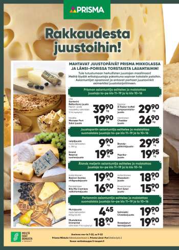 Prisma tarjoukset  - 23.03.2023 - 26.03.2023.