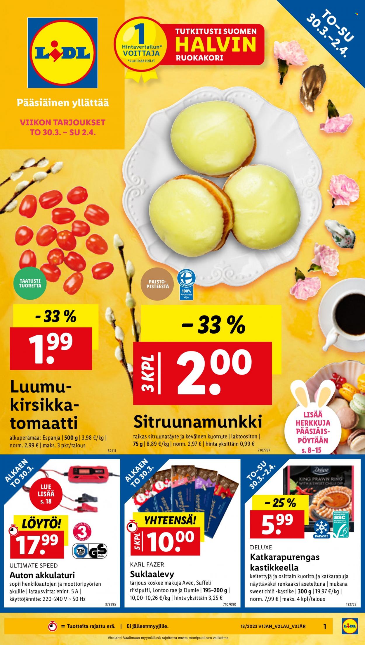 Lidl tarjoukset - 30.03.2023 - 02.04.2023. Sivu 1