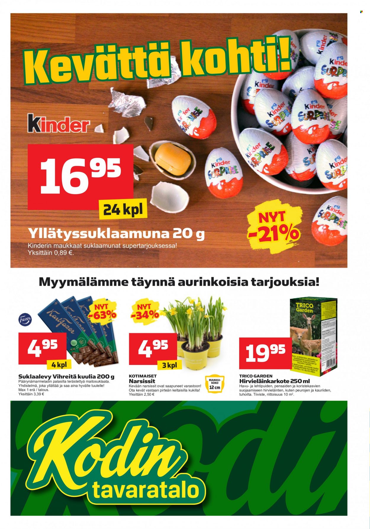Kodintavaratalo tarjoukset - 27.03.2023 - 05.04.2023. Sivu 1