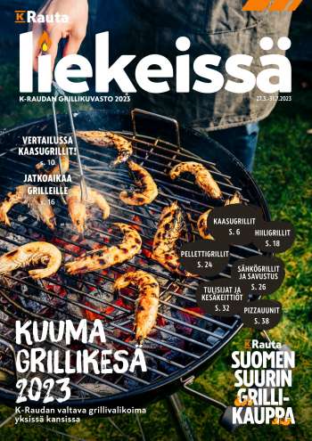 K-Rauta tarjoukset  - 27.03.2023 - 31.07.2023.