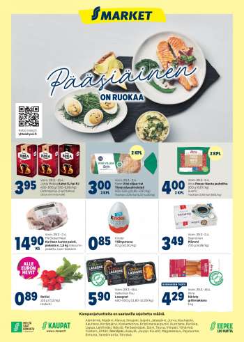 S-market tarjoukset  - 29.03.2023 - 02.04.2023.