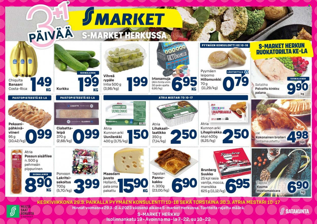 S-market tarjoukset - 29.03.2023 - 02.04.2023. Sivu 1