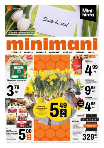 Minimani tarjoukset  - 29.03.2023 - 02.04.2023.