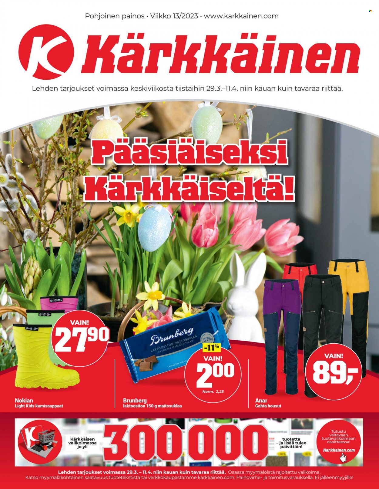 Kärkkäinen tarjoukset - 29.03.2023 - 11.04.2023. Sivu 1
