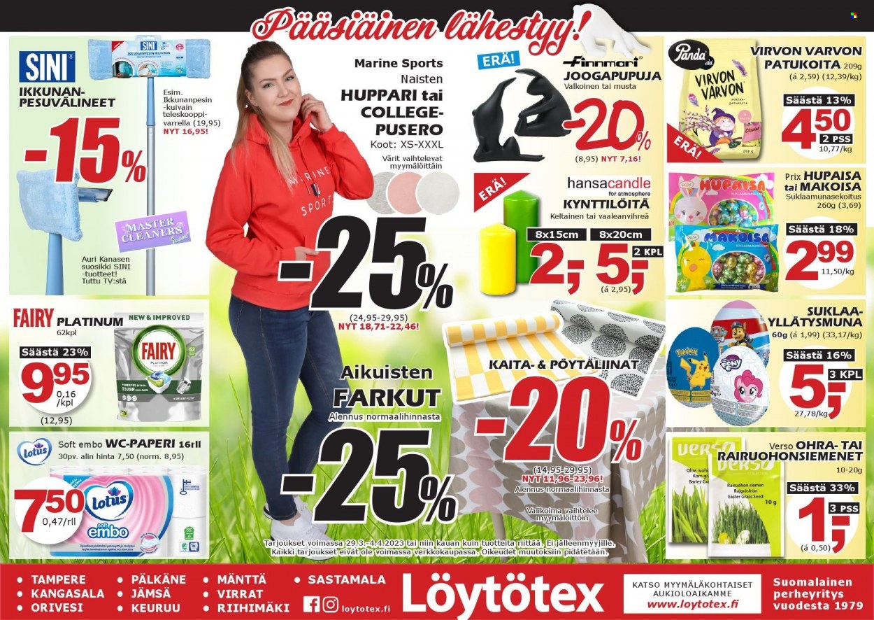 Löytötex tarjoukset - 29.03.2023 - 04.04.2023. Sivu 1