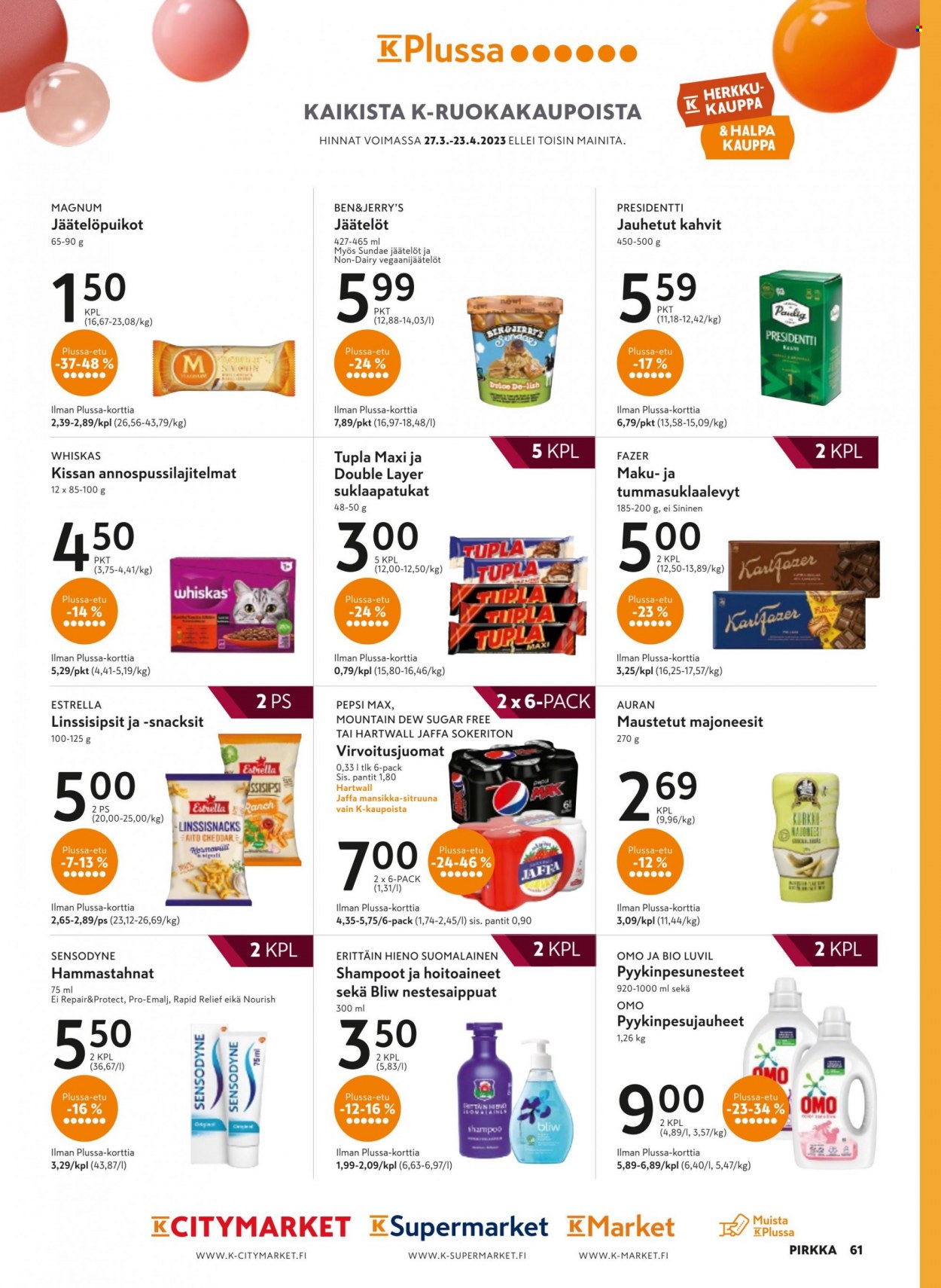K-market tarjoukset - 29.03.2023 - 25.04.2023. Sivu 61