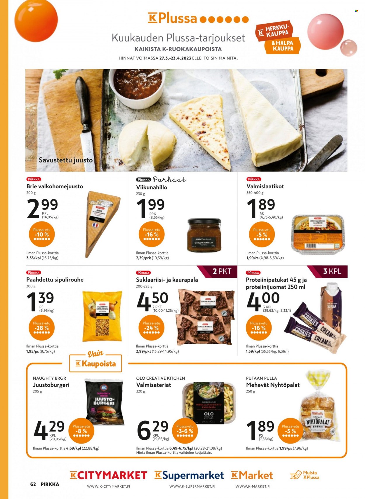 K-market tarjoukset - 29.03.2023 - 25.04.2023. Sivu 62