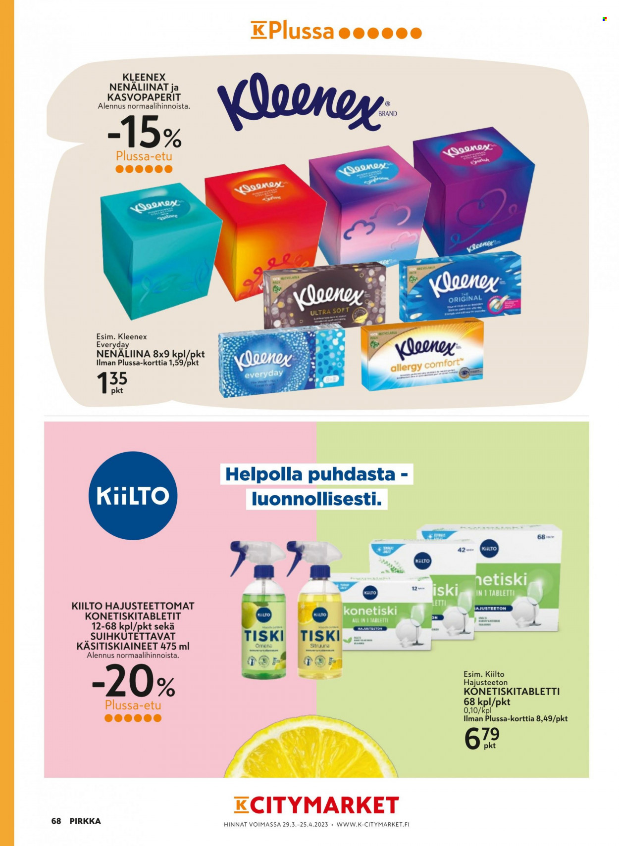 K-market tarjoukset - 29.03.2023 - 25.04.2023. Sivu 68