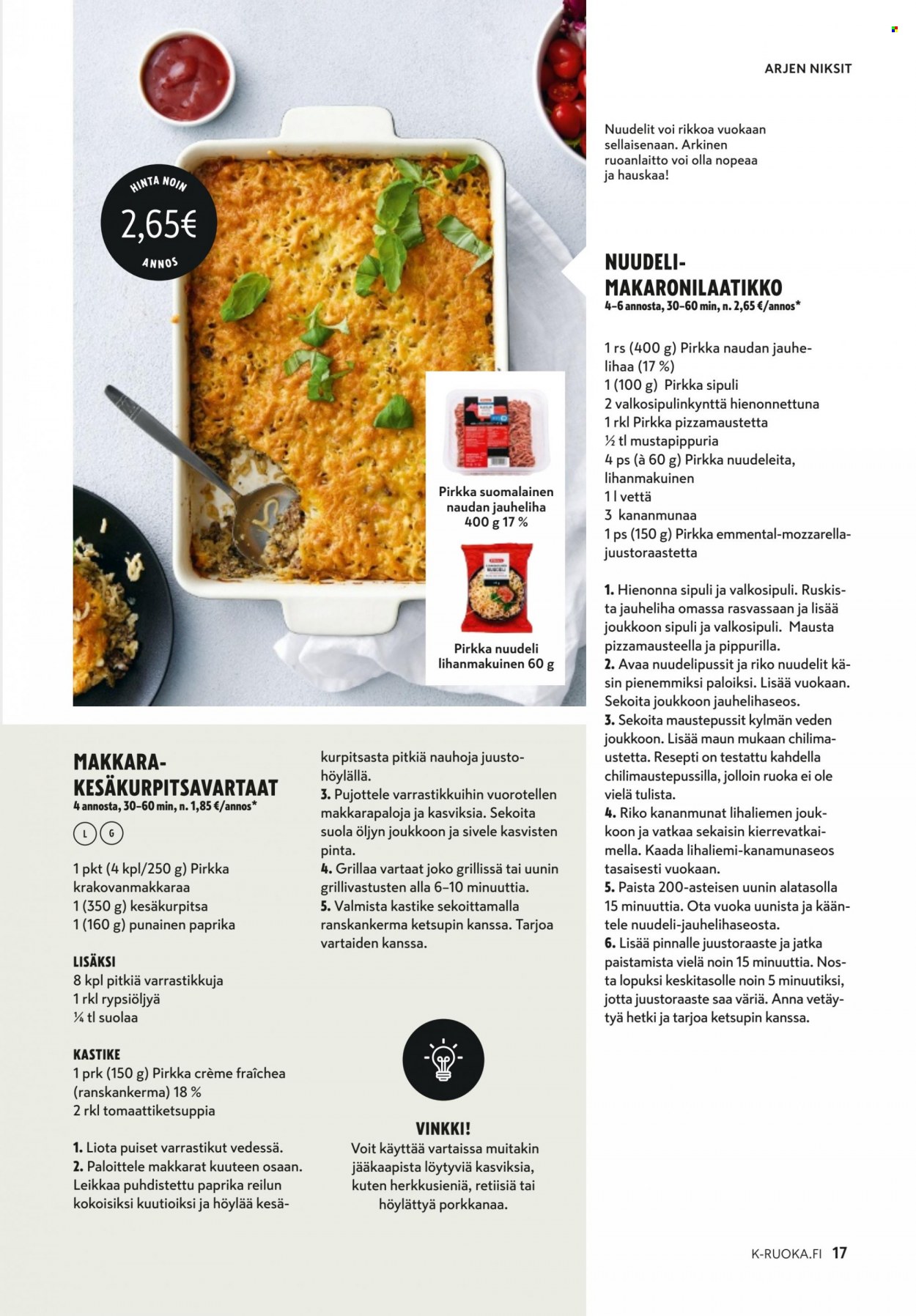 K-market tarjoukset - 29.03.2023 - 25.04.2023. Sivu 17