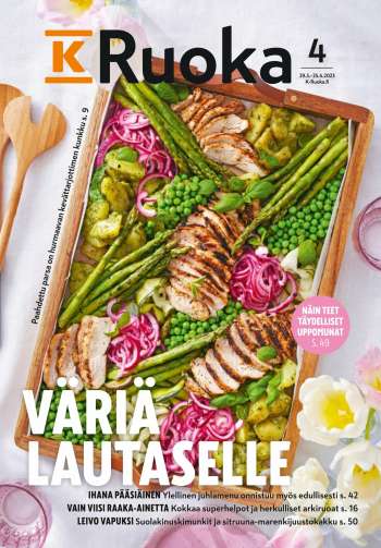 K-citymarket tarjoukset  - 29.03.2023 - 25.04.2023.