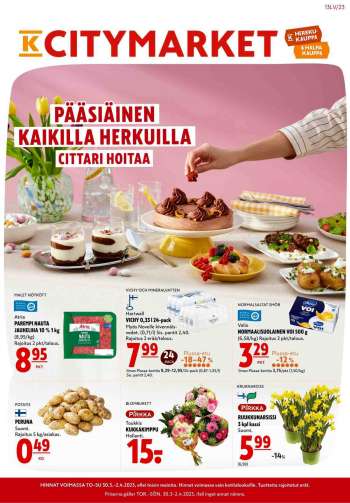 K-citymarket tarjoukset  - 30.03.2023 - 04.04.2023.