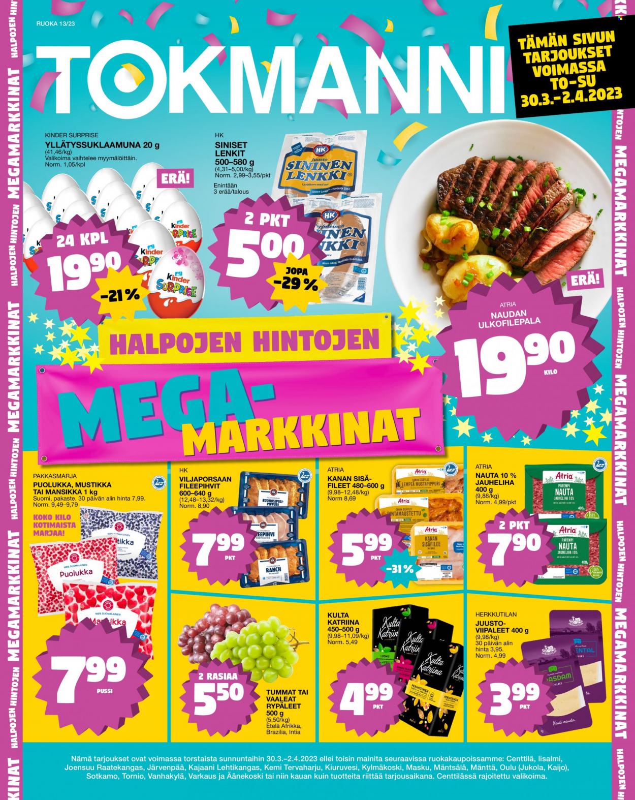 Tokmanni tarjoukset - 30.03.2023 - 02.04.2023. Sivu 1