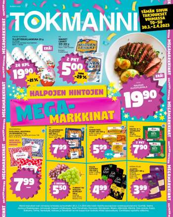Tokmanni tarjoukset  - 30.03.2023 - 02.04.2023.