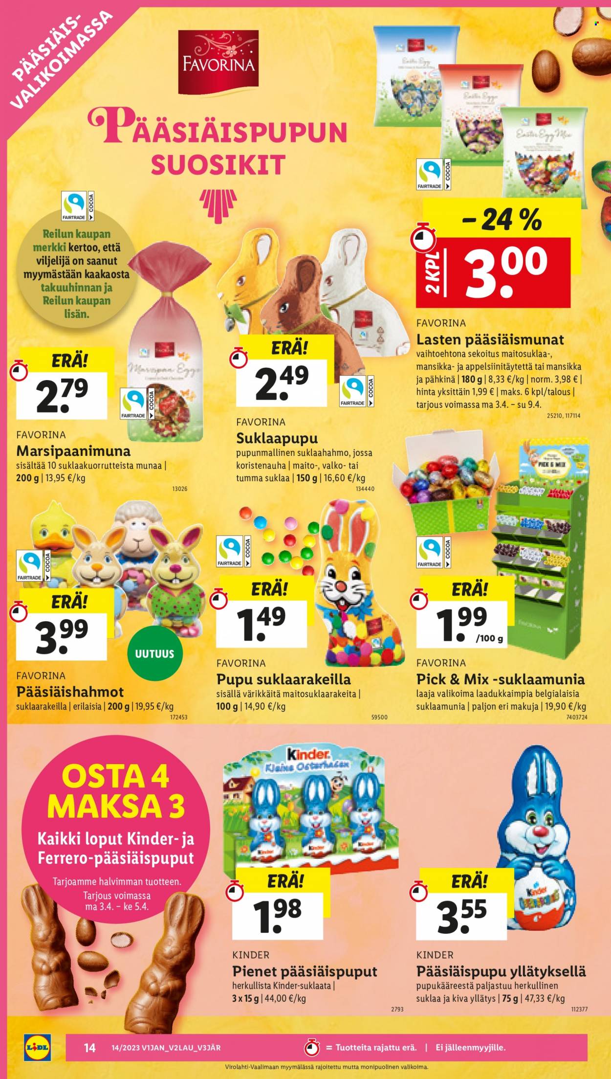 Lidl tarjoukset - 03.04.2023 - 12.04.2023. Sivu 14