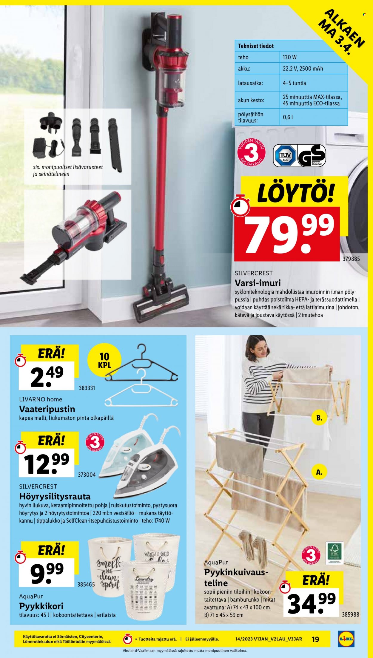Lidl tarjoukset - 03.04.2023 - 12.04.2023. Sivu 19