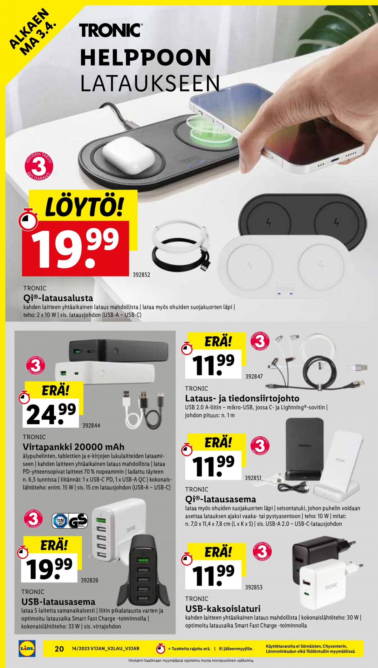 Lidl tarjoukset - 03.04.2023 - 12.04.2023. Sivu 20