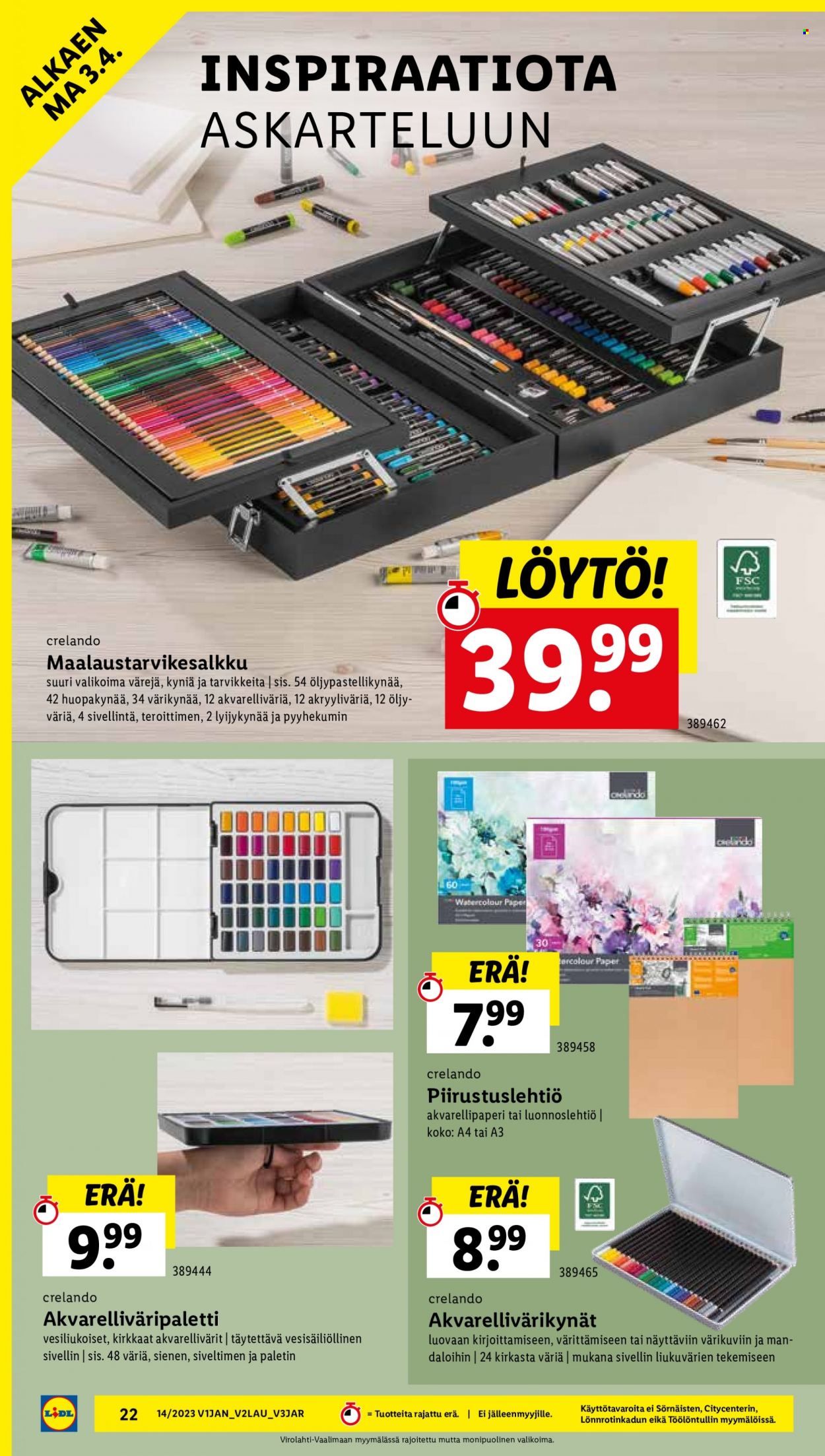 Lidl tarjoukset - 03.04.2023 - 12.04.2023. Sivu 22