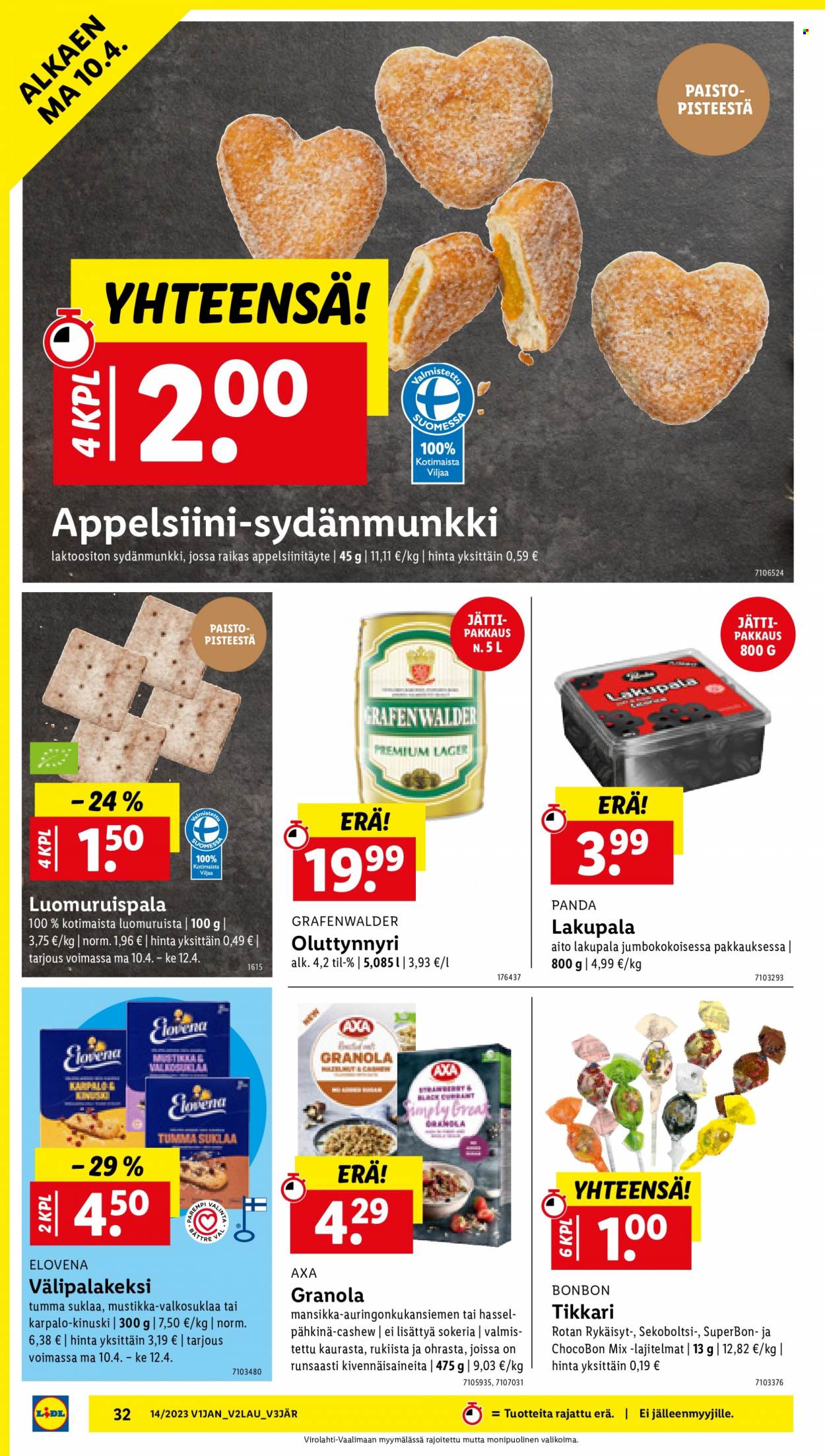 Lidl tarjoukset - 03.04.2023 - 12.04.2023. Sivu 32