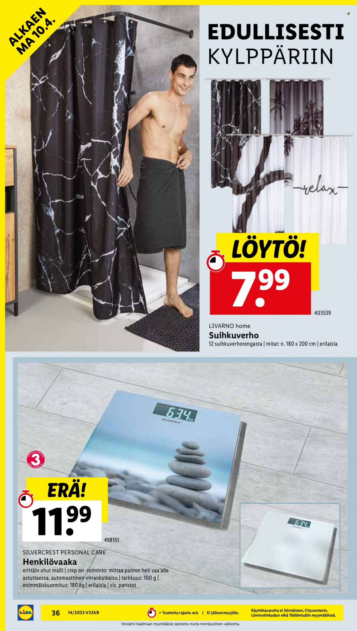 Lidl tarjoukset - 03.04.2023 - 12.04.2023. Sivu 36