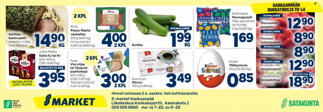 S-market tarjoukset - 31.03.2023 - 02.04.2023. Sivu 1